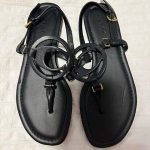 Coach women’s size 7 black sandals
